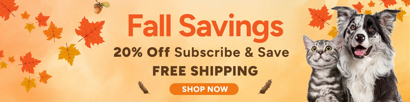 Banner image for fleatickworm.com fall savings